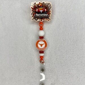 Texas Longhorns Orange and White Badge Reel